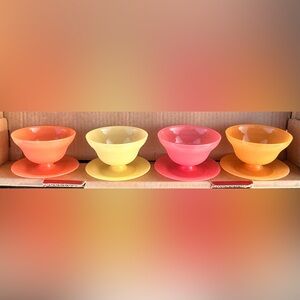 Vintage Tupperware Desserts Parfait Ice Cream Cups